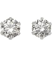 Amazon.co.jp: [Sophias & D.] プラチナ 天然 ダイヤモンド ピアス 0.3