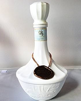 Amazon.co.jp: ニッカウイスキー 鶴 白瓶 【10年 古酒】 陶器 43度