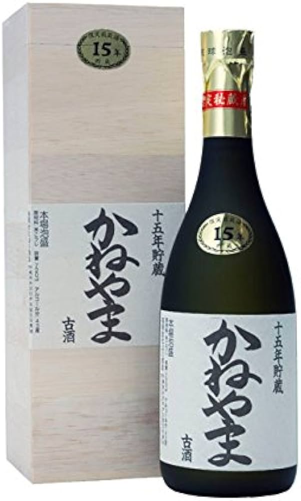 Amazon.co.jp: 泡盛 かねやま 15年貯蔵古酒 15年43度 720ml (有)山川