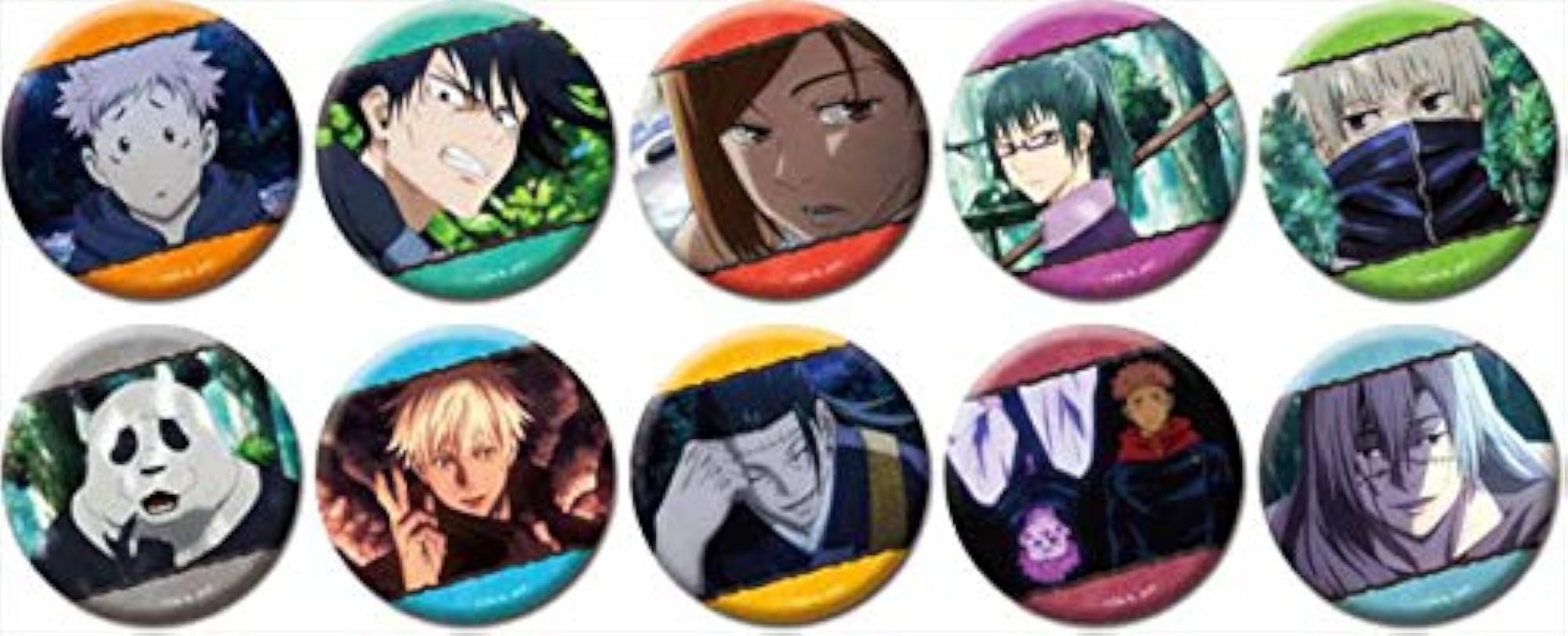 Amazon.co.jp: 呪術廻戦 トレーディング名場面缶バッジvol.2 10個入り