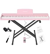 Amazon | KIMFBAY 電子ピアノ 88鍵盤 木製 電子ピアノ アップライト 88