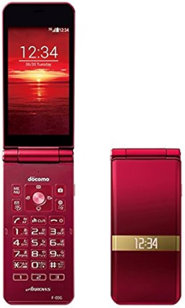Amazon | 富士通 ARROWS ケータイ F-05G【レッド】 | 携帯電話本体 通販