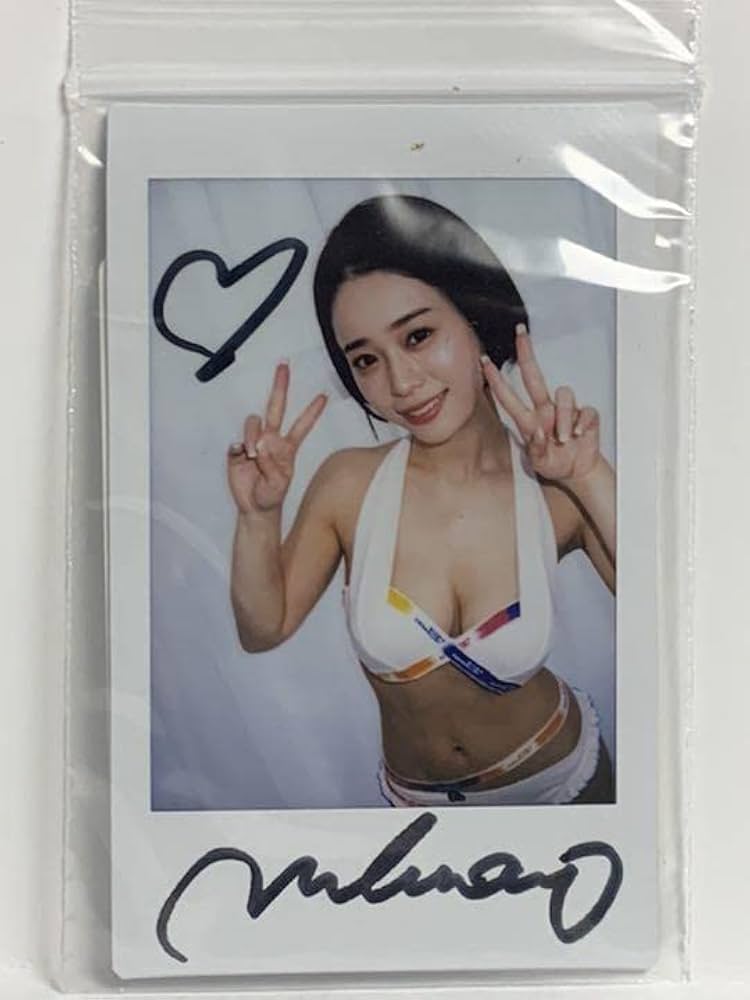 レア！ワイドチェキ】 【コメント入り】 MINAMO 直筆サイン入り チェキ