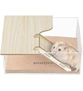 Amazon | BUCATSTATE ハムスターケージ 650 【木脚マット付き】 全面