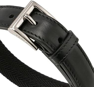 PRADA ナイロン製犬用首輪 黒