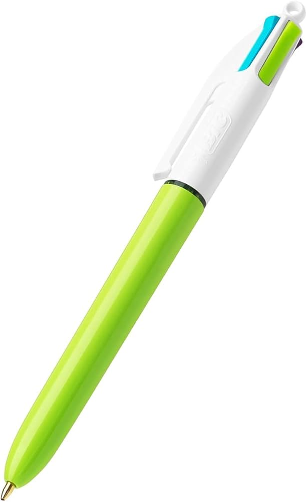 Amazon | BIC 4色ボールペン 4色 楽しいパステルカラー 1本パック