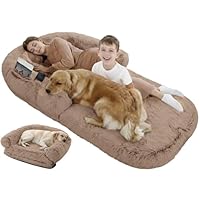 Amazon | 【大型犬 ベッド 洗える】180cm 3way 多頭飼い対応 ふわもこ