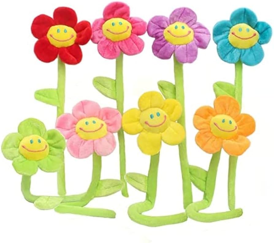 Amazon｜TASEN スマイルフラワー韓国 ぬいぐるみ花束 8本入 ブーケ