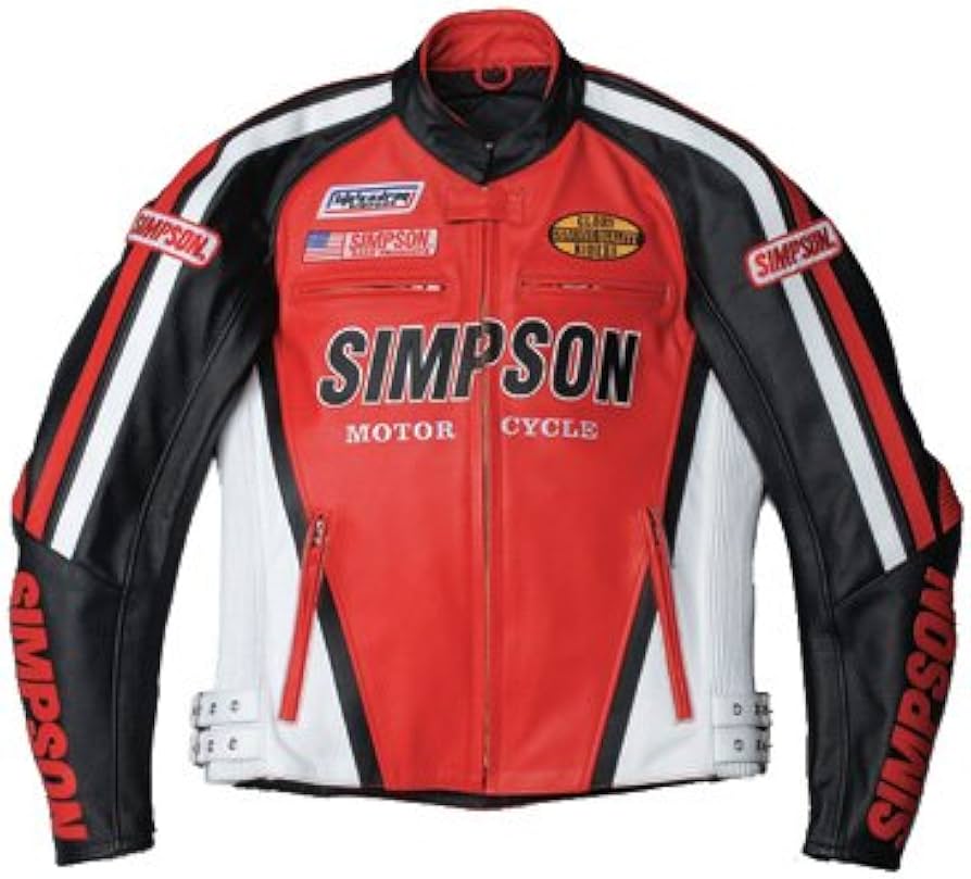 Amazon | [シンプソン] レザージャケット RD M SLJ-0111 | ジャケット