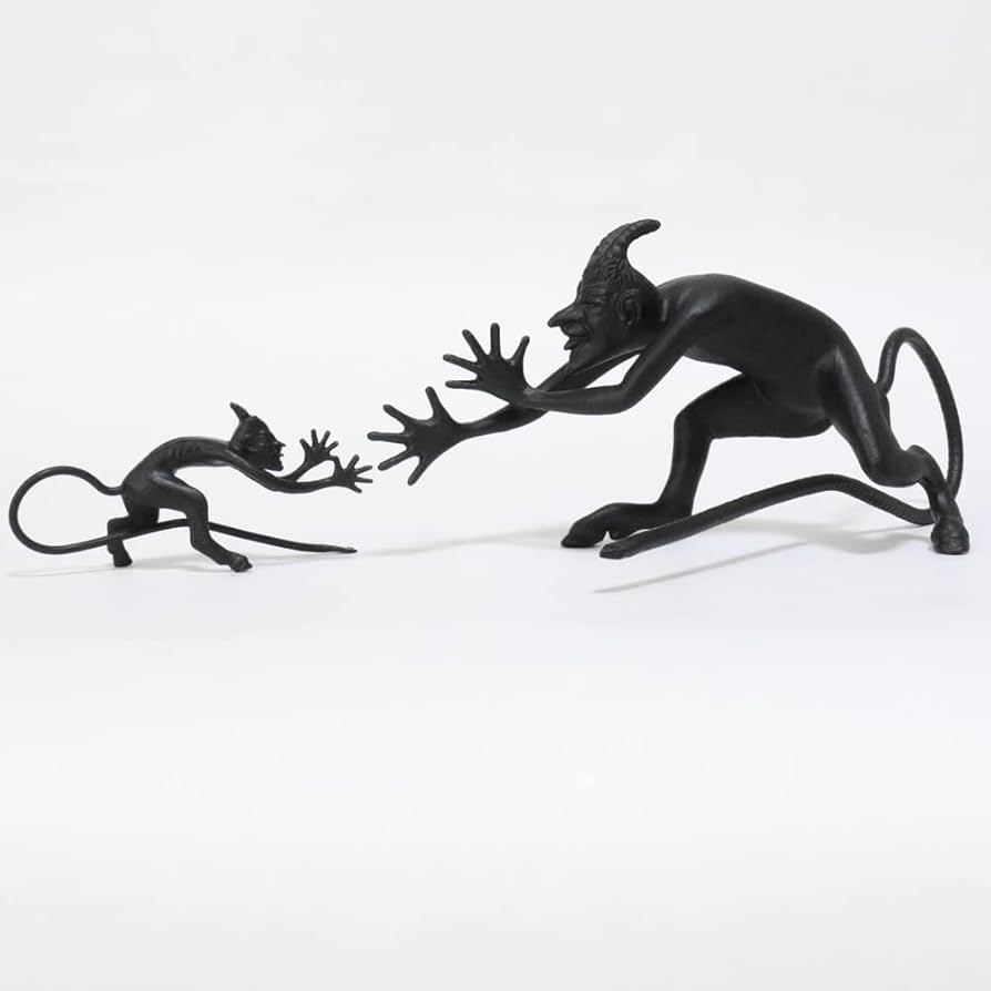 アンティーク デビル 悪魔 Devil マリオネット 骨董 ミッド