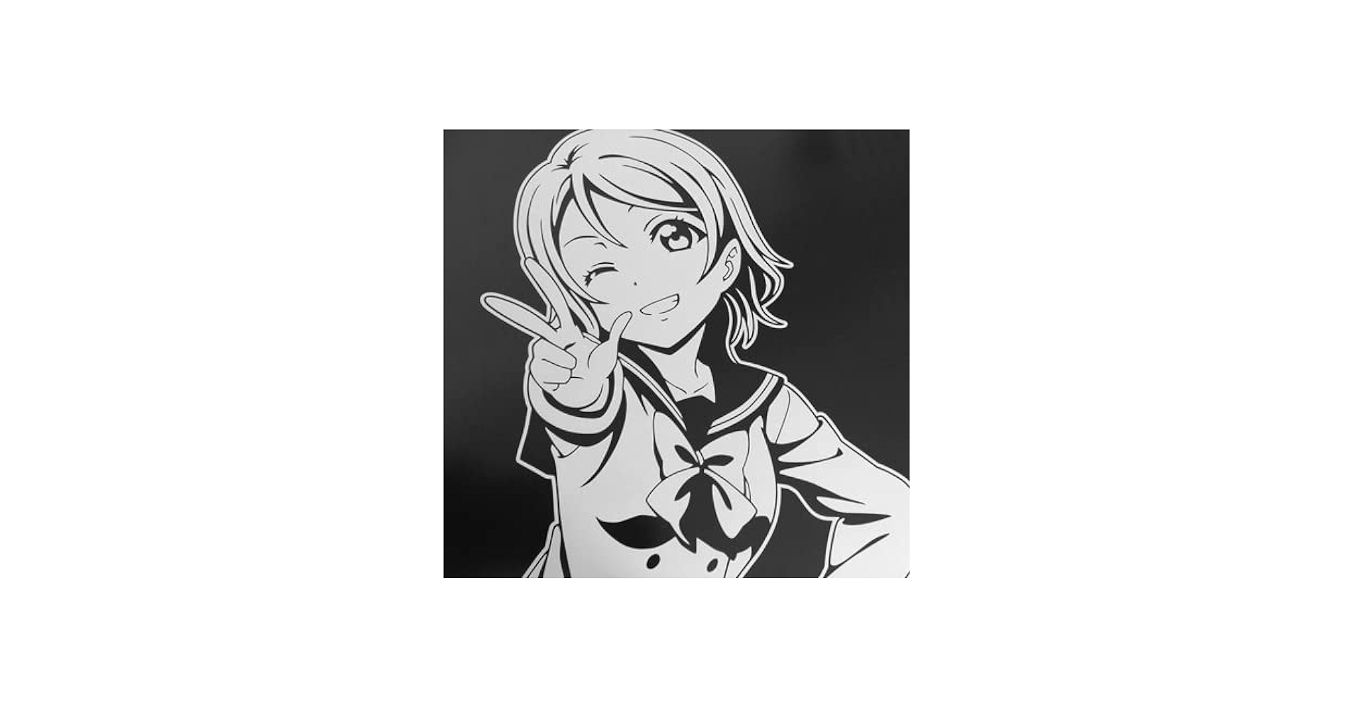 Amazon.co.jp: 痛車ラブライブ！サンシャイン!!渡辺 曜（制服Ver