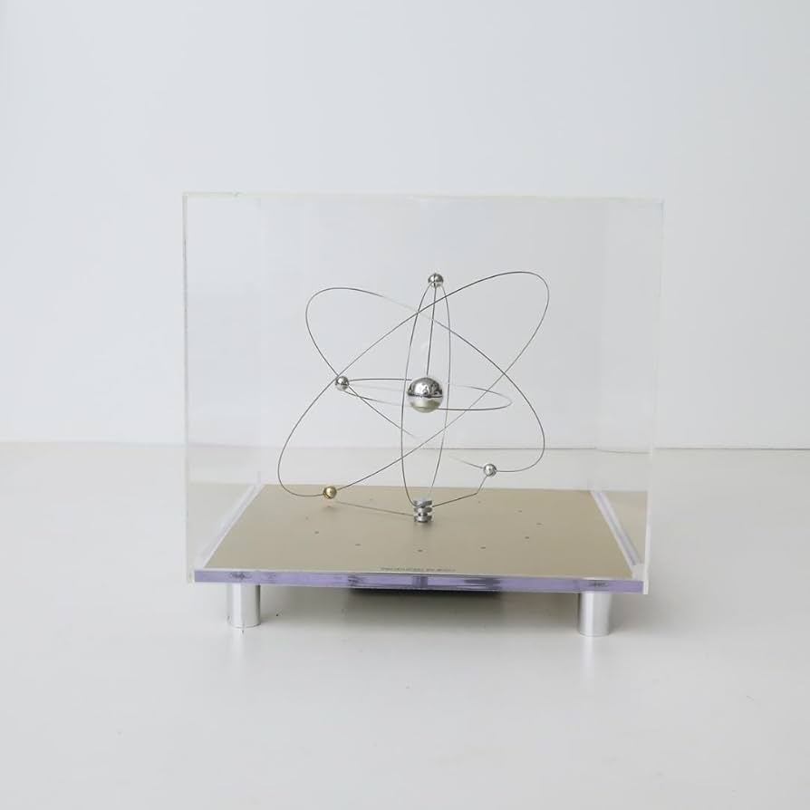 JECO水晶時計 メリーゴーランド 杉井清二 天体 置時計 ポストモダン