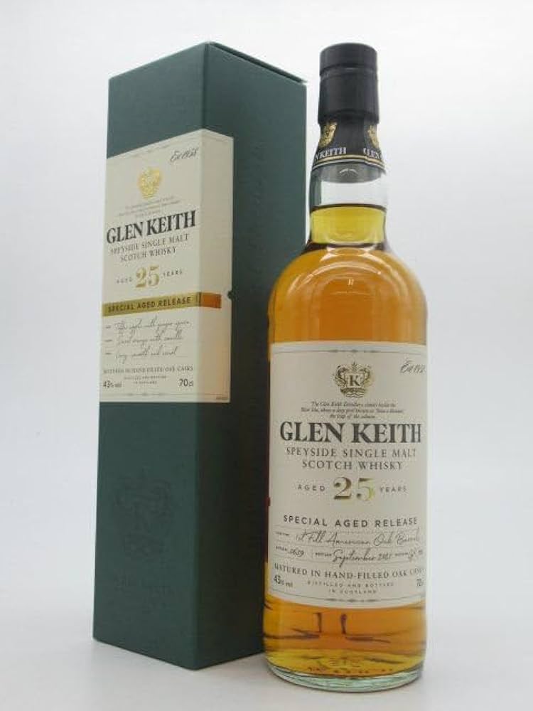 Amazon.co.jp: グレンキース 25年 正規品 43度 700ml : 食品・飲料・お酒