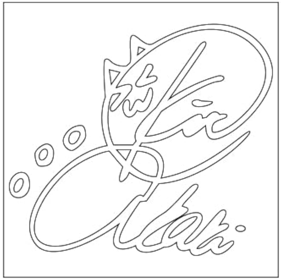 Amazon.co.jp: 鬼頭明里 サイン【S】白 : 文房具・オフィス用品