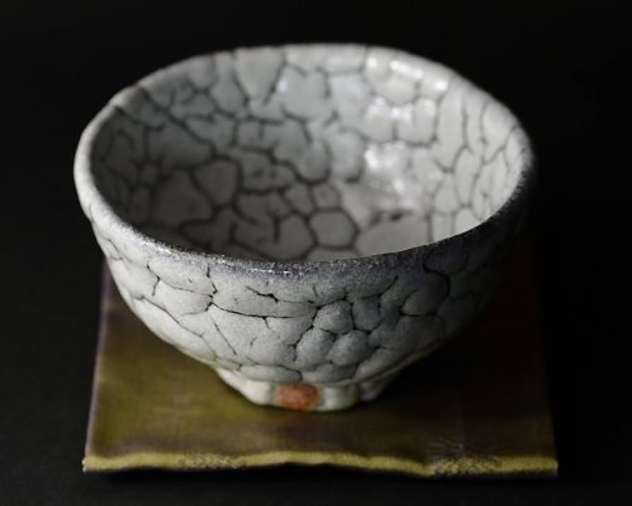 ☆ 清水卯一 蓬莱花茶碗 存在感ある一品です☆x449 x204 ☆ 清水卯一