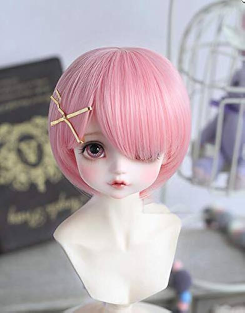 ☆セール中 ビスクドール 用ウイッグ 人毛 フランス製 小さいドール用