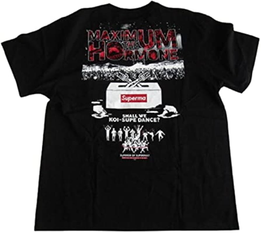 マキシマムザホルモン 令和！黒い恋スペTシャツ XXLサイズ ブラック