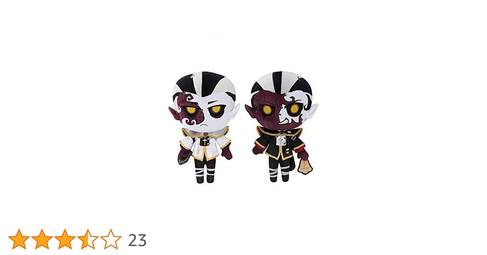 第五人格 白黒無常 ぬいぐるみ セット 第五人格 白黒無常 ぬいぐるみ