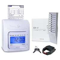 Amazon.co.jp: VOICE タイムレコーダー VT-1000 専用タイムカード E