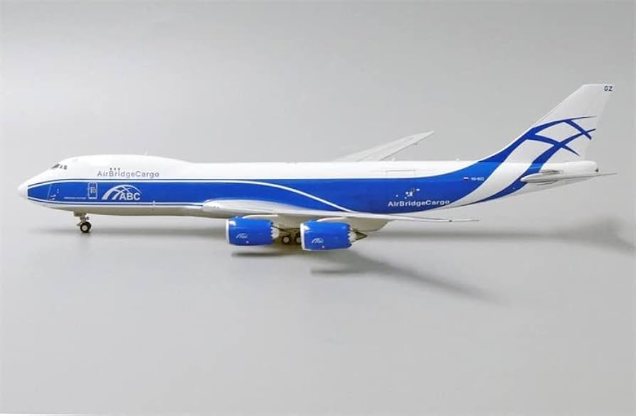 Amazon.com: JC Wings AIR Bridge Cargo for Boeing 747-8F VQ-BGZ