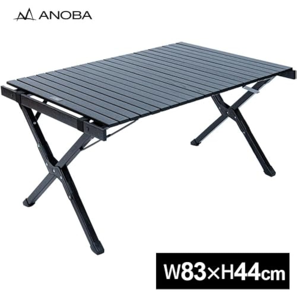 ANOBA アノバ ウッドロールテーブル BLACK EDITION 【公式通販】