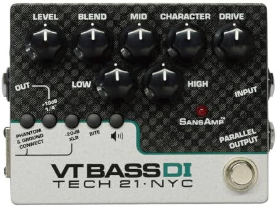 Amazon.com: Tech 21 SansAmp Character Series VT Bass DI : Musical