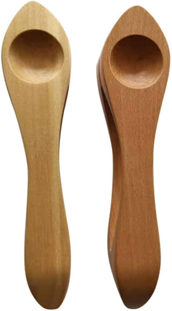 Amazon | ヘリテージミュージカルスプーン、ナチュラルウッド