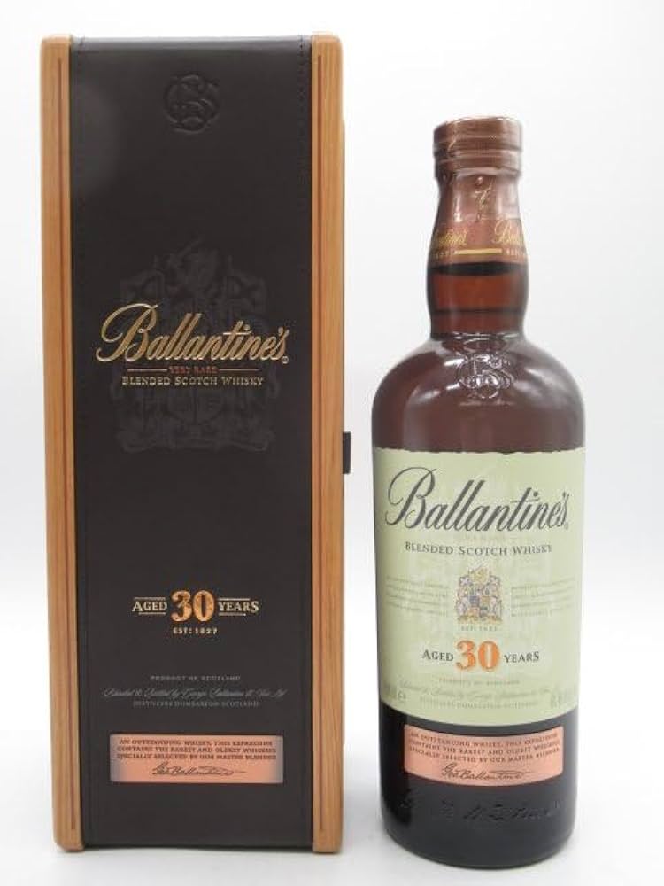 Amazon.co.jp: 【旧ボトル】 バランタイン 30年 木箱入り 40度 700ml