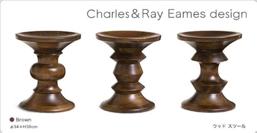 チャールズ＆レイ・イームズ ウッドスツール Eames チェア 家具 A