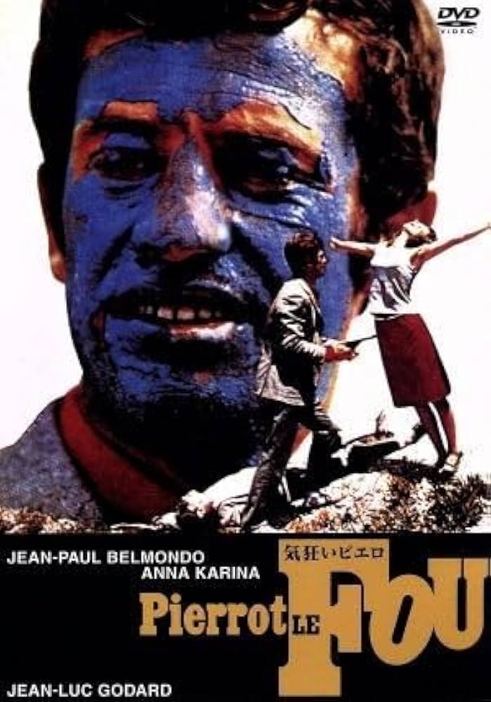 超貴重・劇場使用・B2ポスター】気狂いピエロ（ゴダール監督1965年