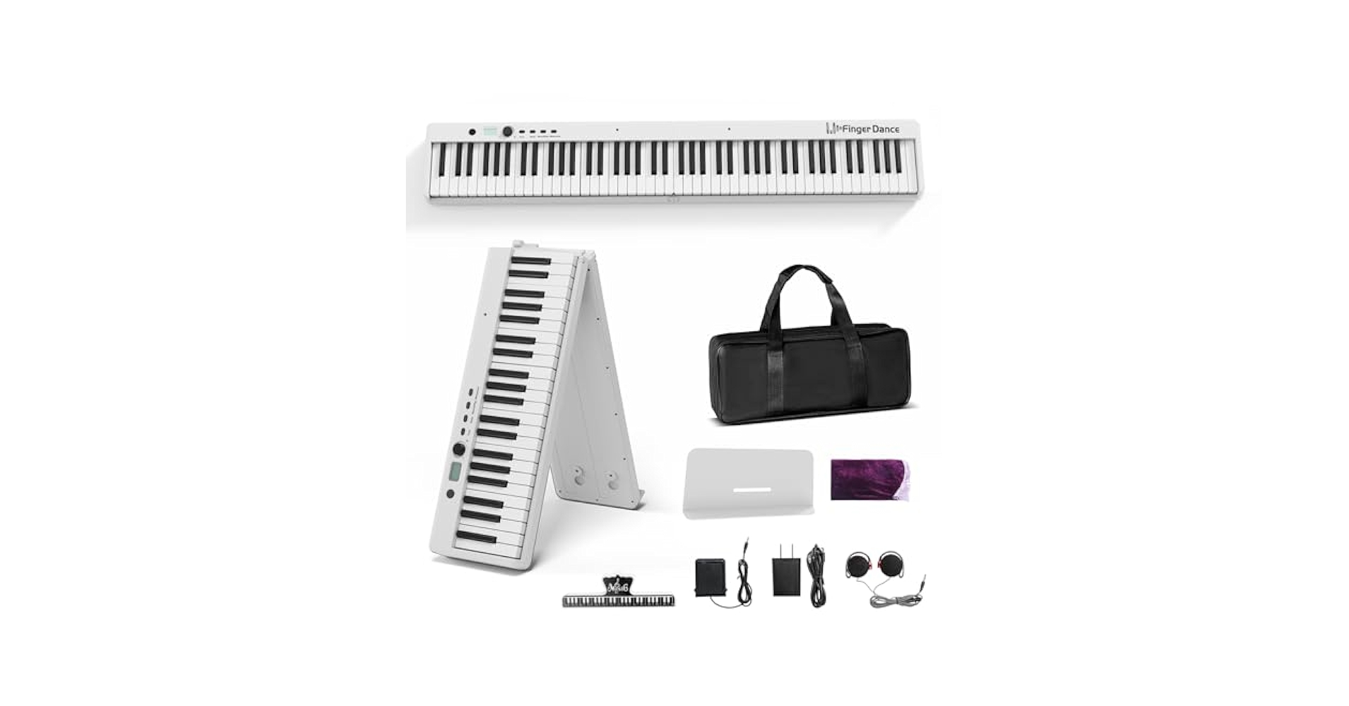 Finger Dance 折りたたみ電子ピアノ Amazon.com: Finger Dance Folding