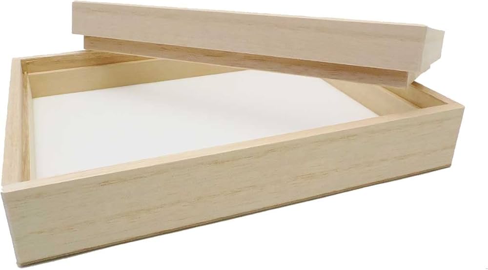 木製ガラス扉付き標本箱 16マス