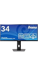 Amazon.co.jp: iiyama モニター ディスプレイ ProLite XUB3493WQSU-B6