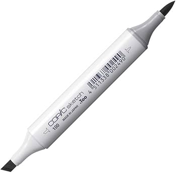 Amazon.co.jp: 100 コピック スケッチ【ブラック】 10221100 : 文房具