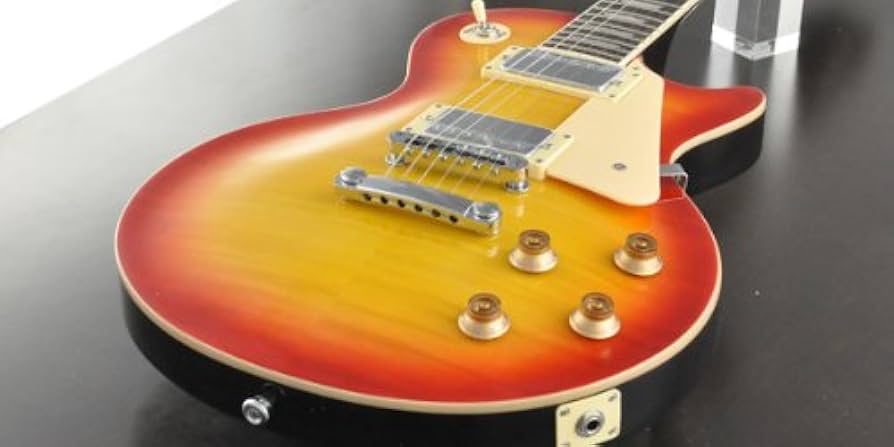 Amazon | PLAYTECH エレキギター LP-400 Flame Top Cherry Sunburst