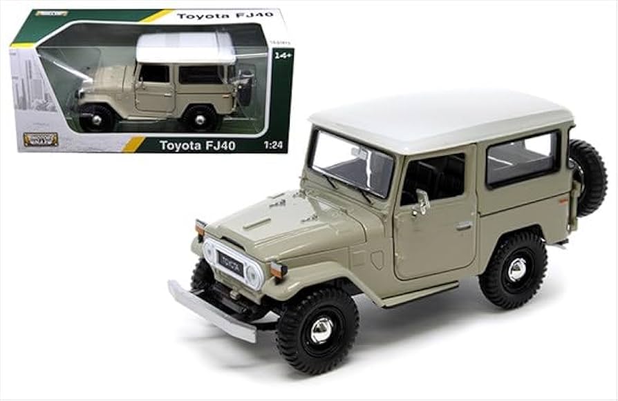 Amazon | ミニカー 1/24 モーターマックス トヨタ ランドクルーザー 40