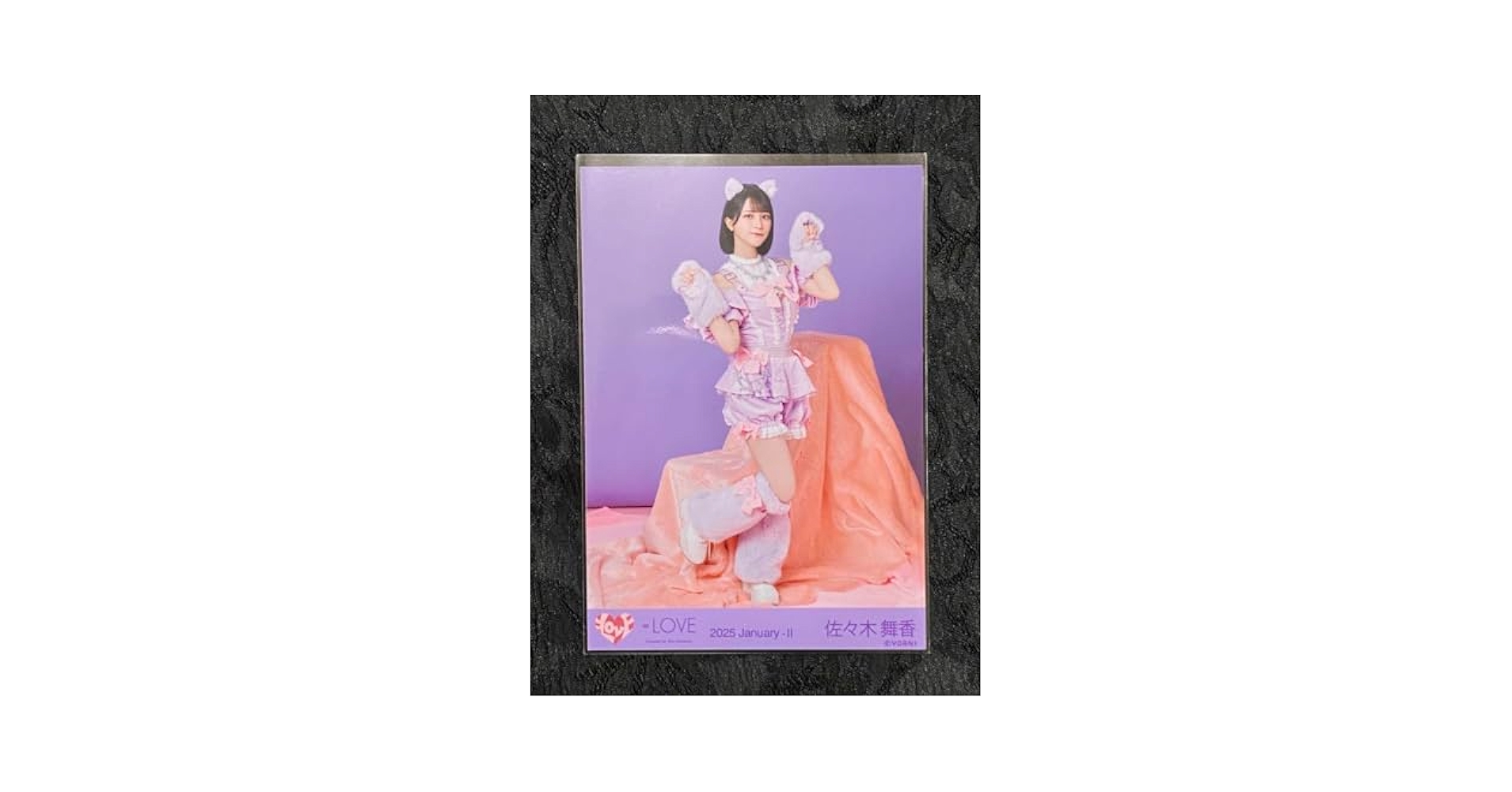 イコラブ 佐々木舞香 直筆サイン入り生写真 7周年コンサート イコラブ