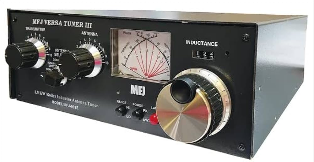 MFJ Enterprises MFJ-962D 1.8-30 MHz Versa Tuner III AirCore Roller