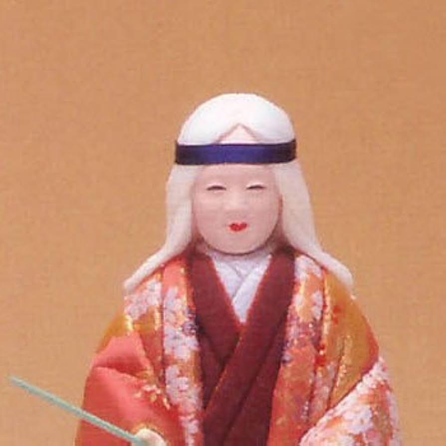 Amazon.co.jp: 高砂人形木目込寿光金襴頭作家：熊倉聖祥作 : おもちゃ