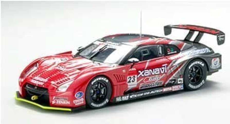 Amazon.co.jp: エブロ 1/43 ザナヴィ ニスモ GT-R 2008 #23