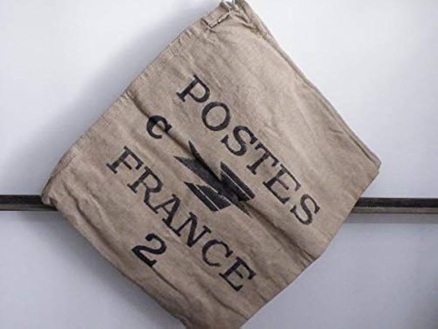 Amazon.co.jp: 1970年代 フランス郵便局 古い集荷麻袋 LA POSTE FRANCE