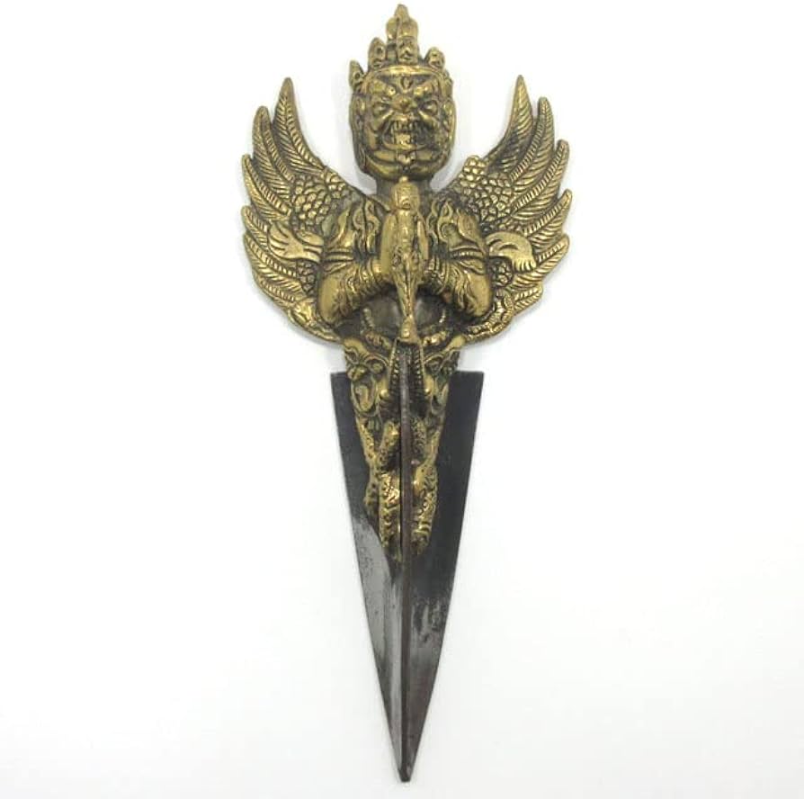 Amazon.co.jp: チベット密教法具 独鈷杵 本格派 プルパ 金剛杭 ブルパ