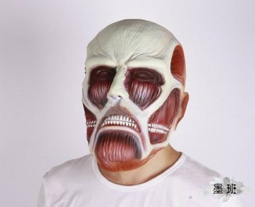 Amazon.co.jp: 進撃の巨人 超大型巨人 コスプレ マスク : ホビー