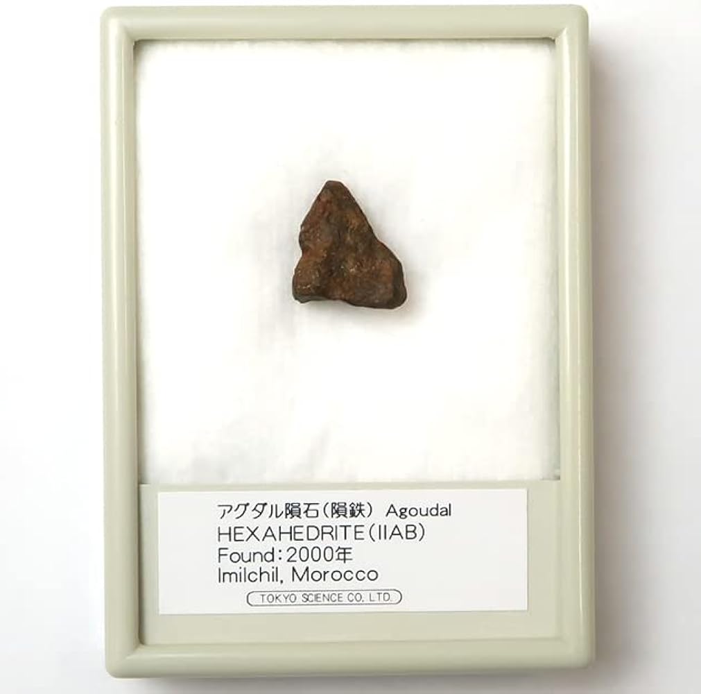 Amazon.co.jp: SCIENCE 隕鉄（鉄隕石） HEXAHEDRITE(IIAB) 「アグダル