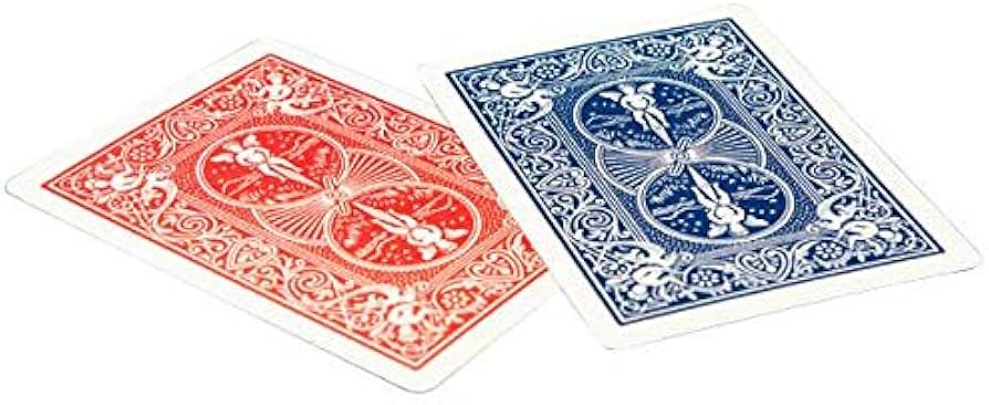 絶版 新品未使用]復刻版バイスクル ビンテージバック赤青各1個