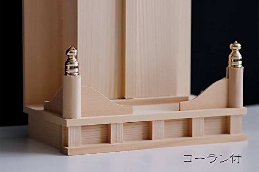 Amazon｜やまこう 神棚 □ 荒神宮 □ 希少な高欄仕様 □ 三宝 三方