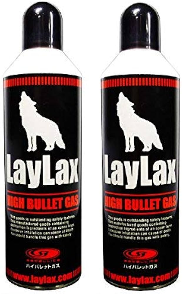 Amazon.co.jp: LayLax ハイバレットガス 460ml HFC152aガス ライラクス