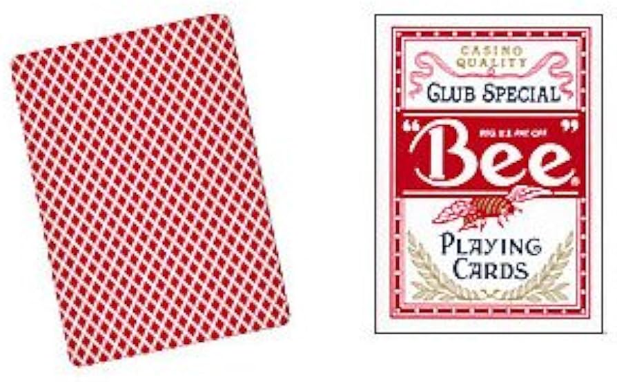 Amazon.com: Bee Club Special Playing Cards 1 ea (Color May Vary