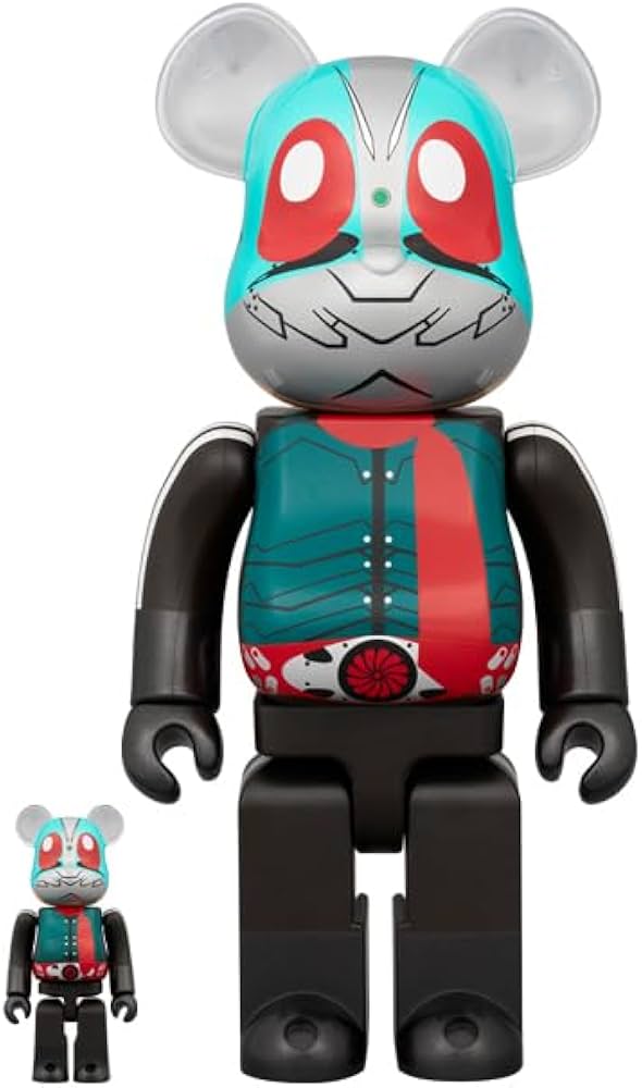 Amazon.co.jp: BE@RBRICK 仮面ライダー第2+1号 100％ & 400％ : おもちゃ