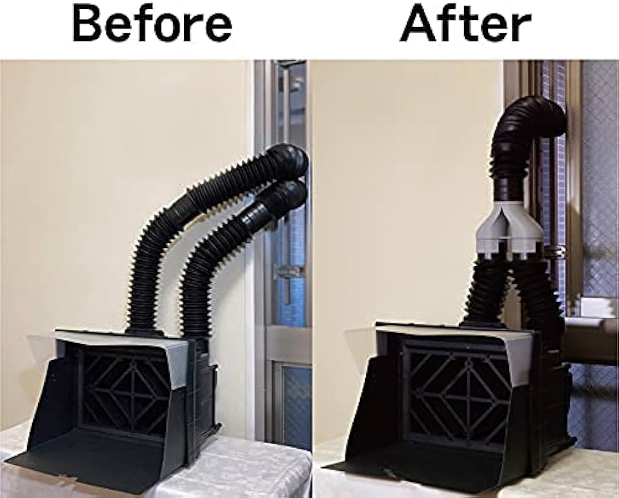 Amazon | 排気ホース・集合ダクト【補強 タミヤ塗装ブース・ツイン